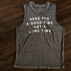 NWOT- Fifth Sun Graphic Sleeveless Tank Size Medium